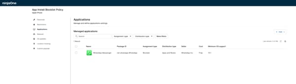 App Install Blocklists