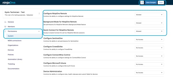 Configure NinjaOne Remote