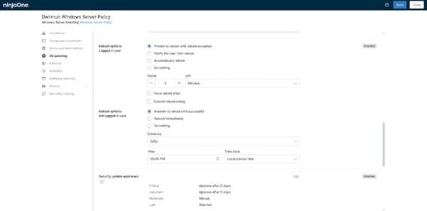 Patch Reboot Coordination