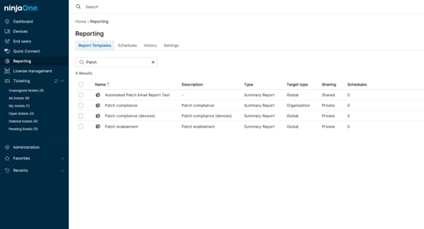 Automated Patch Email Reports