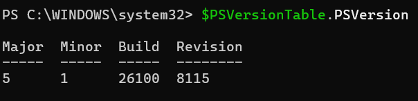 How to Do a PowerShell Version Check