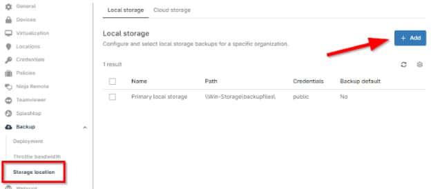Storage Location