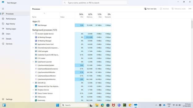 Task Manager window