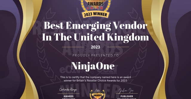 Best Emerging Vendor In The United Kingdom 2023 - Reseller Choice Awards 2023 Winner