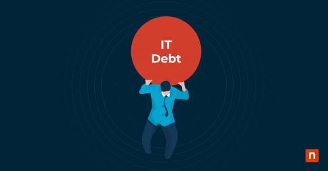 What Is IT Technical Debt & How Does it Relate to Cybersecurity blog banner image