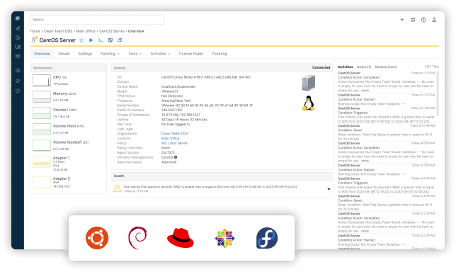 Capture d'écran de l'exemple de serveur de gestion des terminaux Linux Capture d'écran de l'exemple de serveur de gestion des terminaux Linux