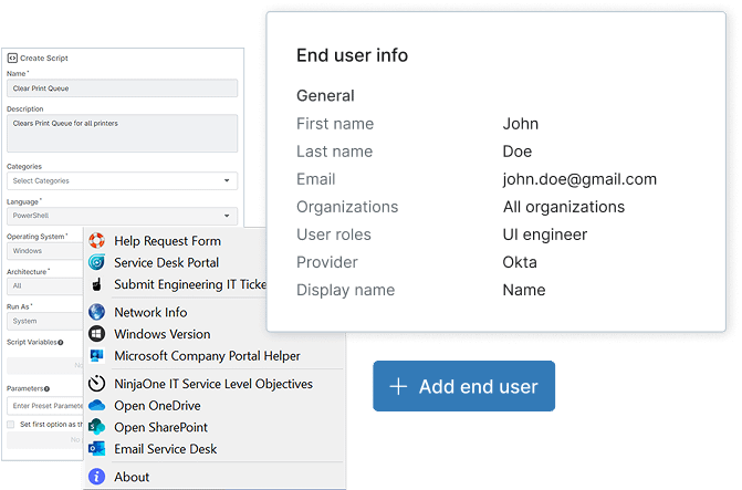 NinjaOne dashboard