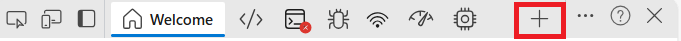 Microsoft Edge Developer tools toolbar