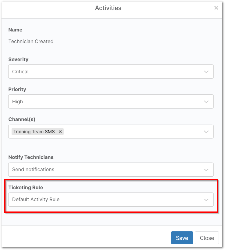 Device and System Activity Notification Feed