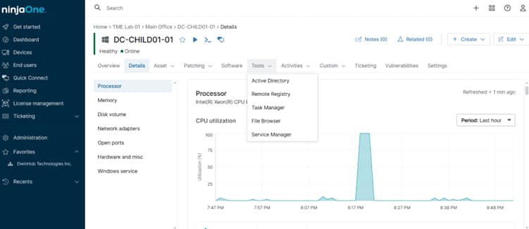 VPN-less Remote Connectivity