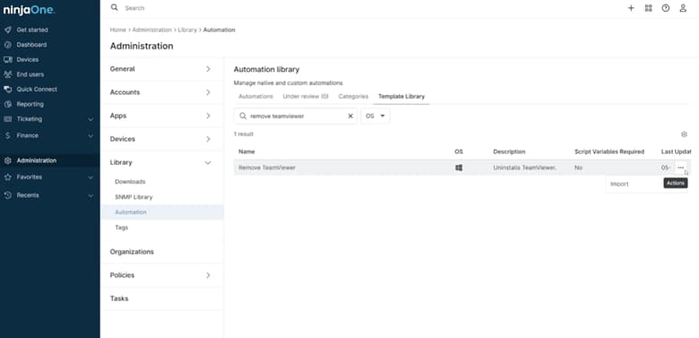 Main automation library