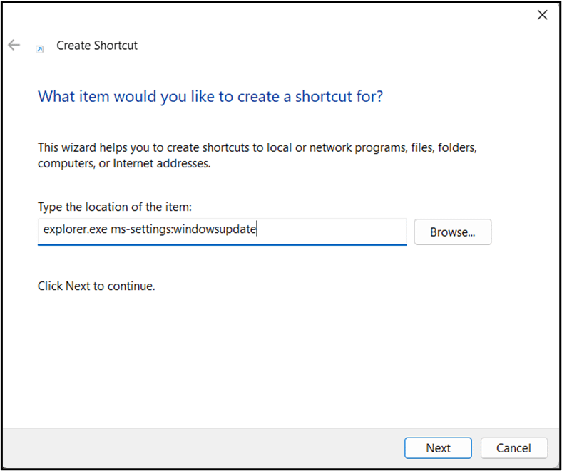 How to Create Shortcuts to Open Settings Pages in Windows 11