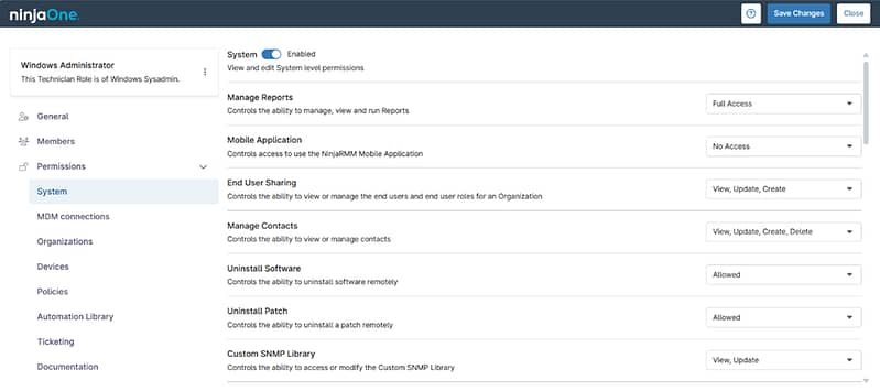 Role Based Access Control