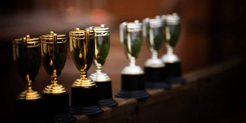 best in class - golden trophies