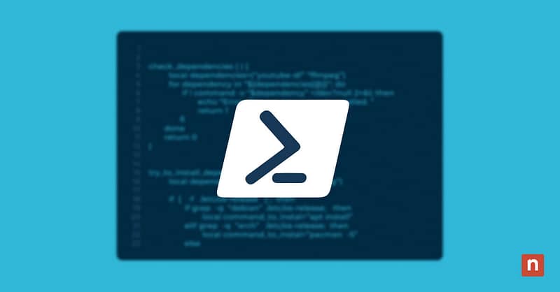 Command line prompt representing PowerShell and How to do a PowerShell version check