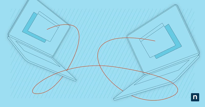 Illustration du contrôle à distance d'un PC