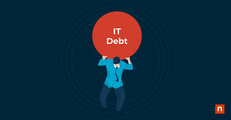What-Is-IT-Technical-Debt-How-Does-it-Relate-to-Cybersecurity- What Is IT Technical Debt & How Does it Relate to Cybersecurity blog banner image