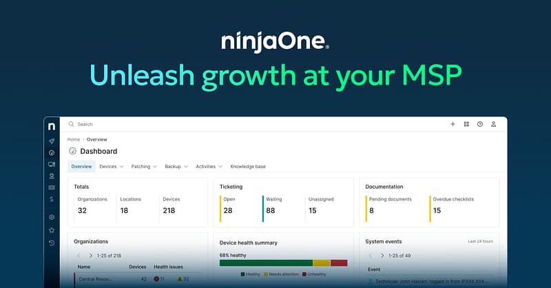 MSP Platform | Managed Service Provider Software | NinjaOne