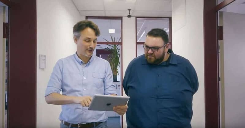 NEXTWERK IT: CSO and CEO using NinjaOne on an Ipad