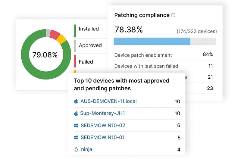 NinjaOne Patch Management product animation NinjaOne Patch Management product animation