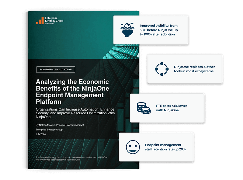 Analyzing the Economic Benefits of the NinjaOne Endpoint Management Platform