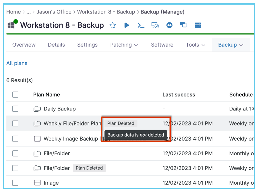 Copia de seguridad Nuevas condiciones & Image Backup Open Beta