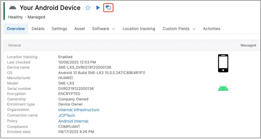 Locate the computer icon