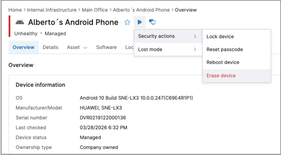 Secure Endpoint Deprovisioning