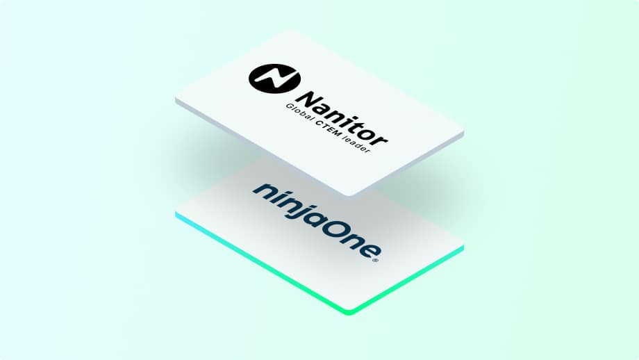 Nanitor x NinjaOne graphic