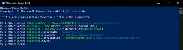Windows Powershell