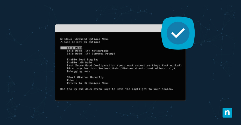 Boot Up Windows Safe Mode with Networking blog banner image