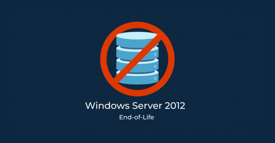 End-of-life Windows Server 2012 blog banner