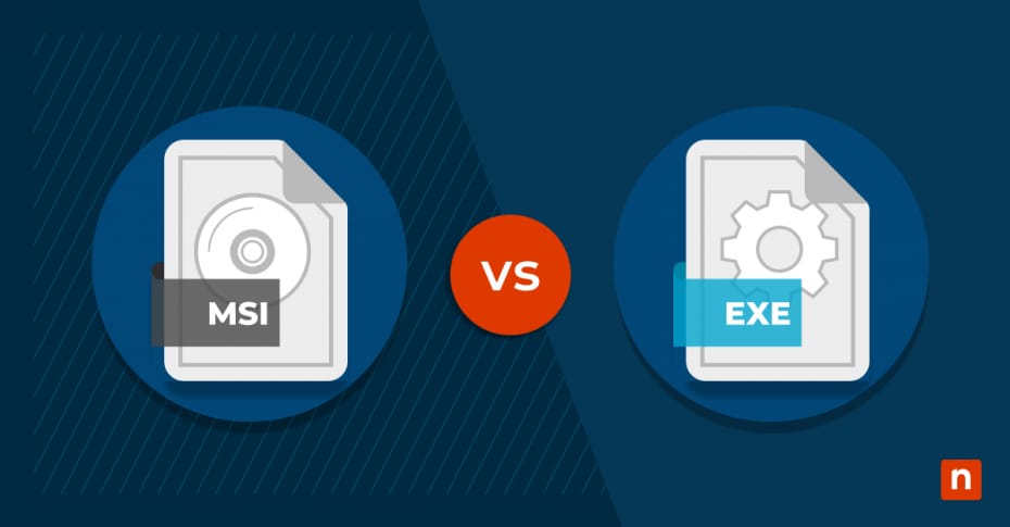 MSI vs EXE: A Guide in Choosing the Right Installer blog banner post