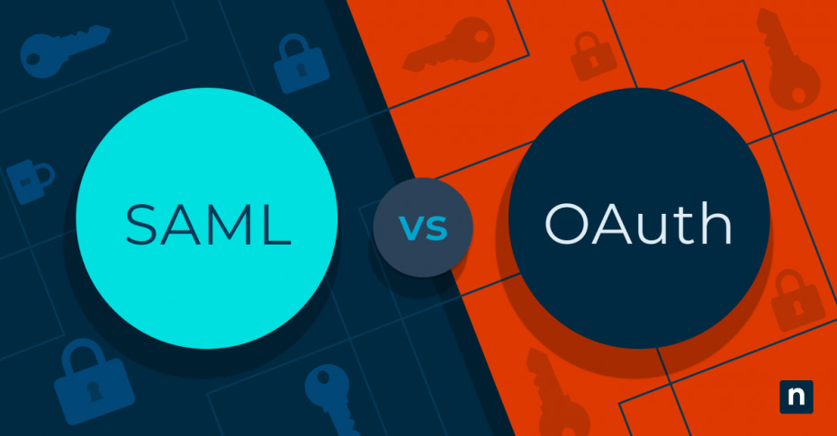 SAML vs. SSO blog banner image