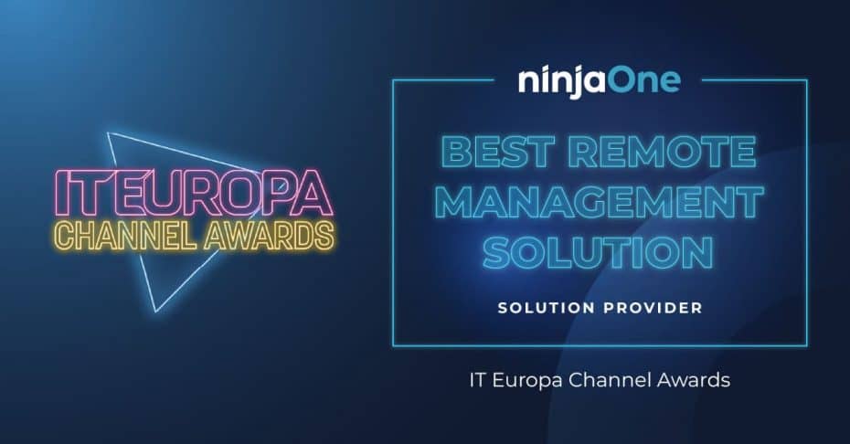 IT Europa Channel Awards 2022: NinjaOne Rated Best Remote Management Solution