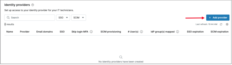 Identify Providers