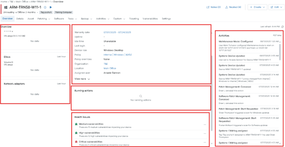 Health Monitor Network
