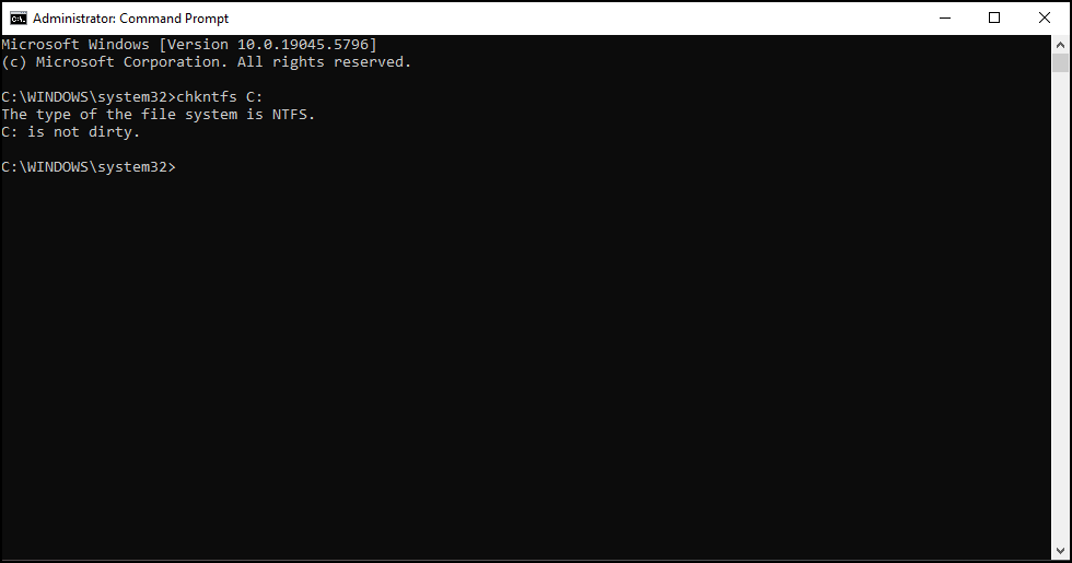 Administrator Command Prompt