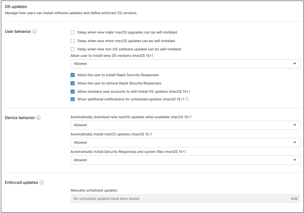OS updates