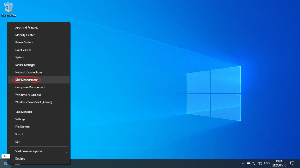 Cómo particionar un disco duro en Windows 10