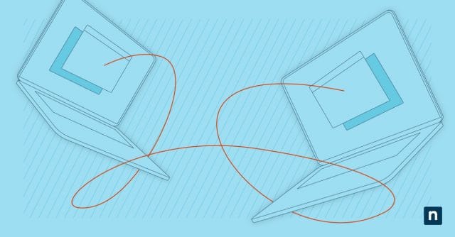 Illustration du contrôle à distance d'un PC