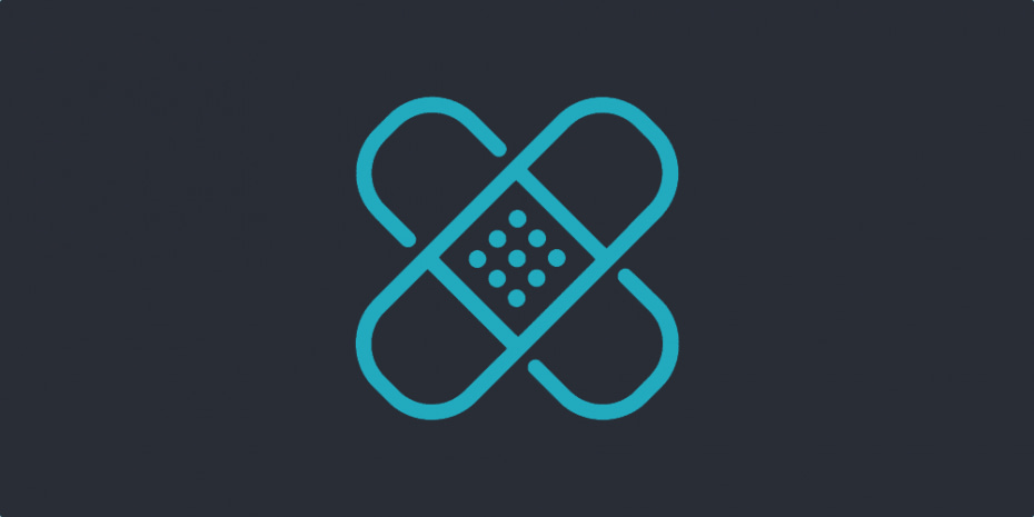 Patch management icon on blue background - why patch management is important for MSPs