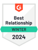 G2 Best Relationship - Winter 2024