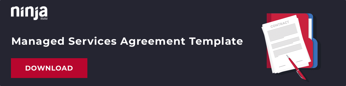 Managed services agreement template download