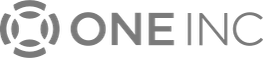 One inc logo gray