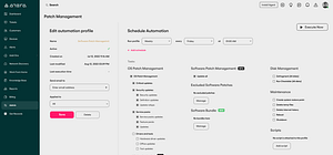 Captura de pantalla de automatización de Atera