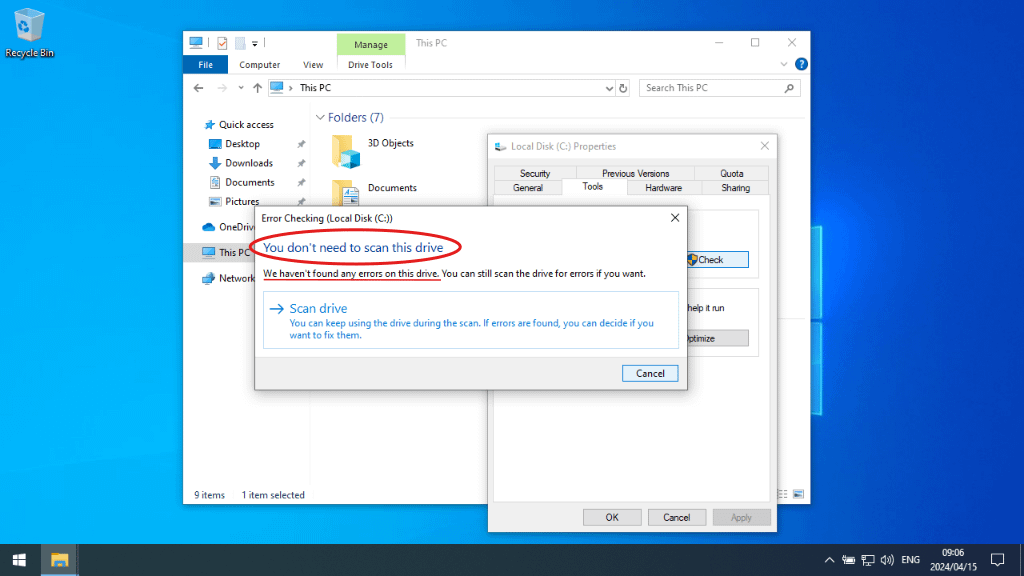 Partitioning a Hard Drive in Windows 10