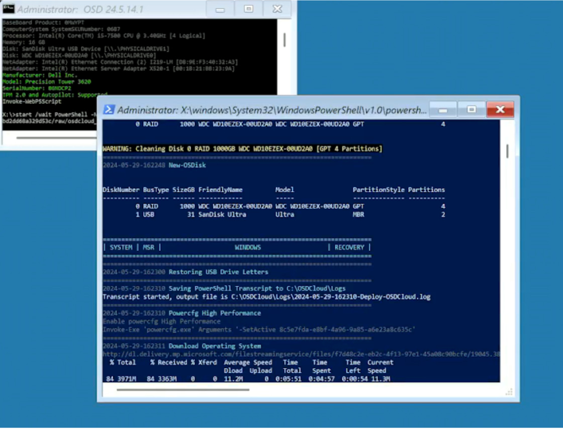 NinjaOne install from provisioning package