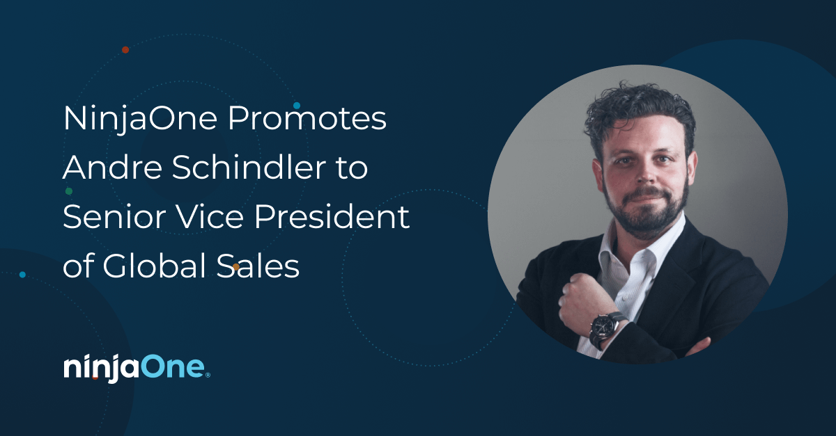 NinjaOne Promotes Andre Schindler to Senior Vice President of Global Sales