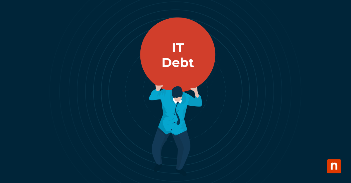 What Is IT Technical Debt & How Does it Relate to Cybersecurity blog banner image